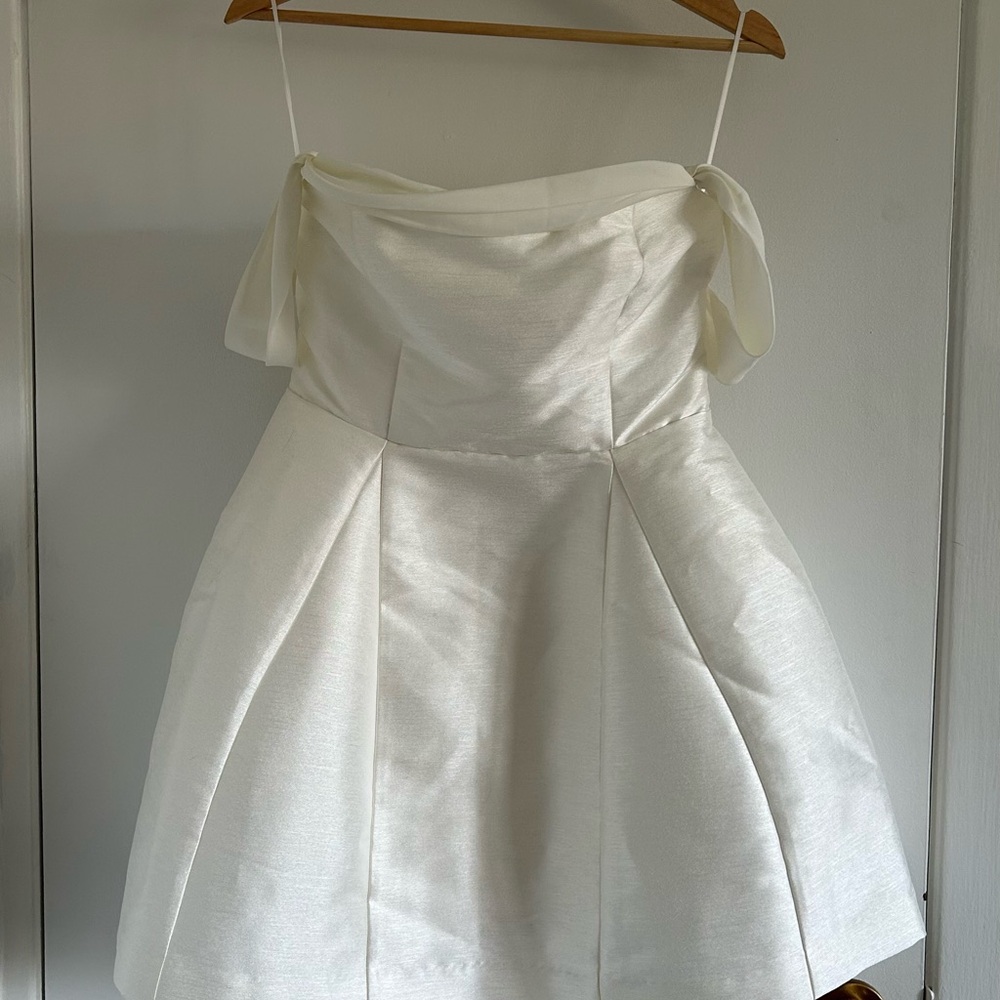 BHLDN White Strapless Dress - Picture 4 of 7